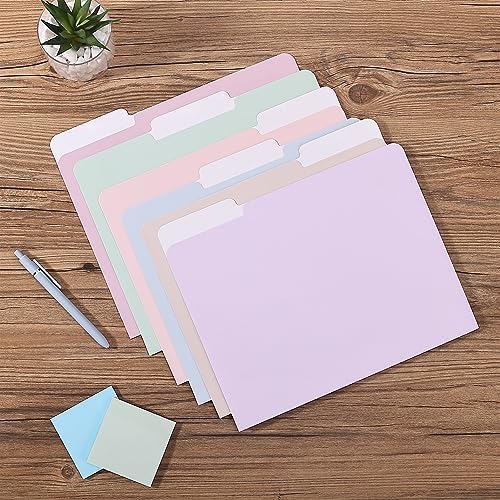 Mr. Pen- File Folders, 18 Pack, Morandi Colors, 1/3-Cut Tab - Image 6