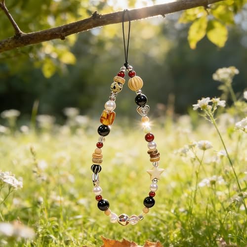 Beaded Camera Wrist Strap Cute Digital Camera Charm Lanyard Phone Charms Strap Beaded Camera Chain for Phone - Image 5