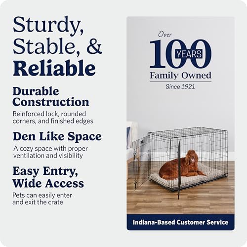 Midwest 42-Inch Double Door iCrate, for Large Breeds, 71-90 lbs - Image 5