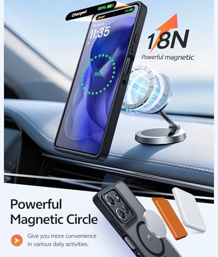FNTCASE for Motorola Moto G Power 2026/2025 Case, Screen Protector, Black - Image 3