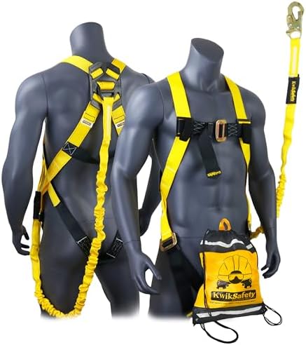 KwikSafety SCORPION Safety Harness ANSI OSHA Fall Protection Gear by KwikSafety