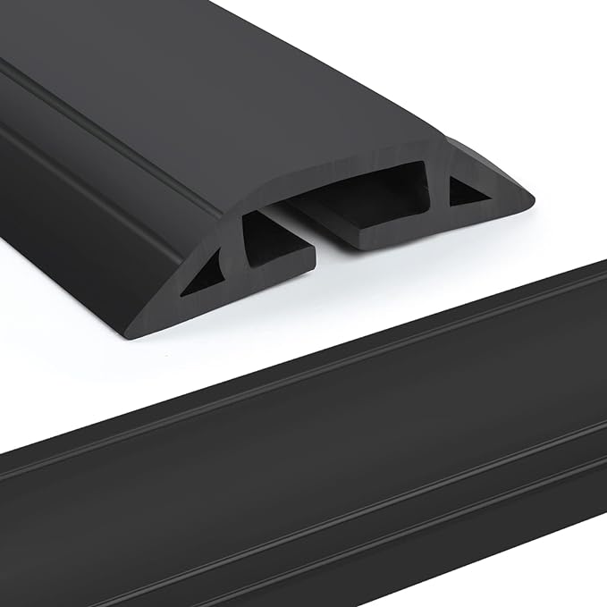 Eapele 10 ft Floor Cord Cover Heavy Duty Cable Protector, Prevent Trip Hazard by Eapele