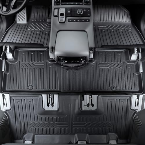 Floor Mats for 2020-2025 Hyundai Palisade 7/8-Seat Accessories - Image 2