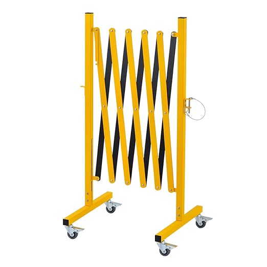 GYMTIME Easily Assembled Expandable Metal Barricade, 8 Feet, Portable Safety - Image 7