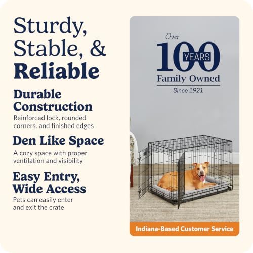 LifeStages by MidWest 36-Inch Double Door Crate, M-L Breeds, 41-70 lbs - Image 5