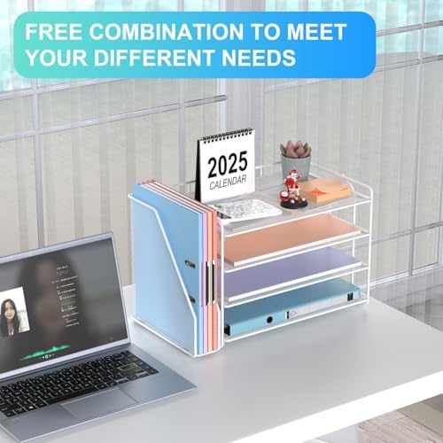 gianotter 4-Tier Paper Organizer With Magazine Holder - Image 5