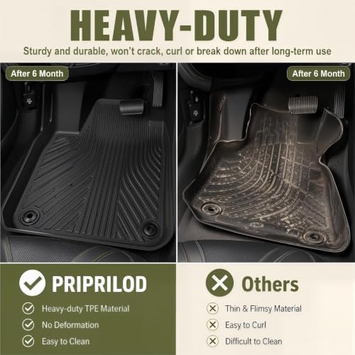 Floor Mats & Cargo Liner Fit for Toyota Highlander 7-Passenger 2014-2019 - Image 6