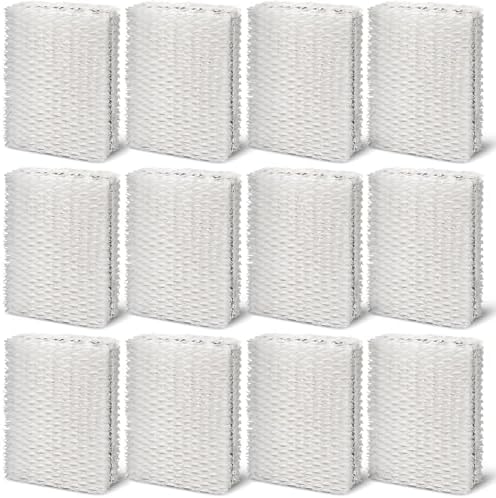 12 Pack WF813 Humidifier Filters Replacement Compatible with Equate EQWF813 PCWF813 Relion RCM832 RCM-832N Protec RWF813 EQ-2119-UL PCCM-832N Cool Mist Humidifiers Wick Filter by Unknown