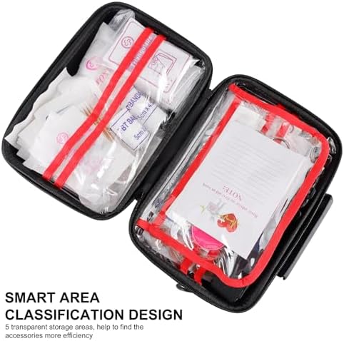 Gevoke 410 Piece Waterproof Hard Shell First Aid Kit, Black - Image 5