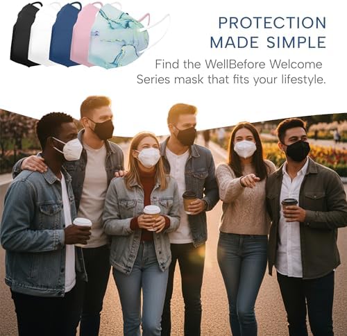 Well Before Welcome Series KN95 Face Mask, Regular, Pack of 50 - Image 7