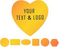 100-200pcs Custom Stickers Labels HeartPersonalized Stickers Wedding Favor by customizedstickerlabels