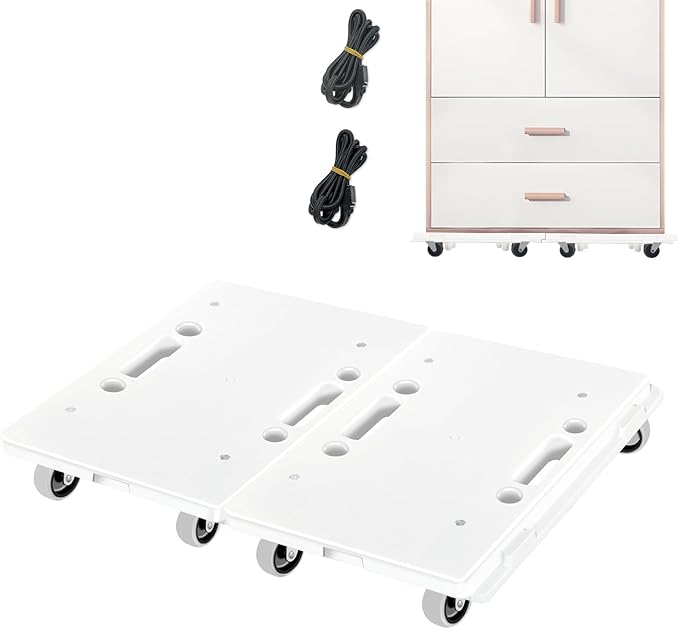 Furniture Dolly, Moving Dolly 4 Wheels Heavy Duty, 16in-11in 500lbs Capacity by Uholan