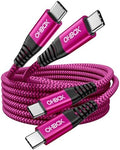 USB C to USB C Cable 60W [2Pack 3FT], USB C Fast Charging Cable for Car by OHBOX