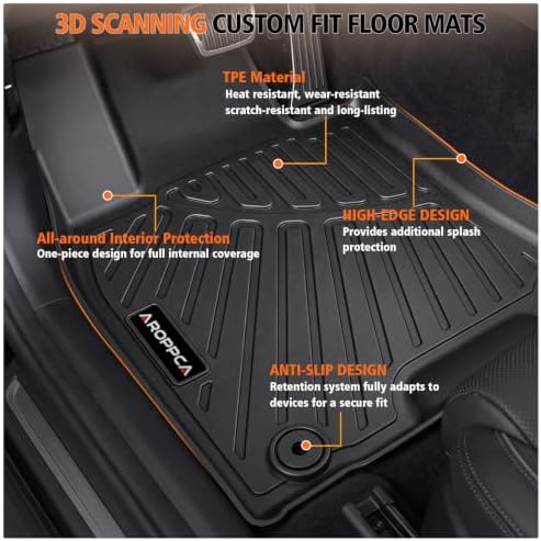 All Weather Floor Mats Cargo Liner for Genesis GV70 2022-2025 2026 - Image 3