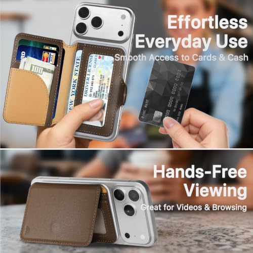 for MagSafe Wallet, Magnetic Phone Wallet RFID Blocking Strong Magnet - Image 5