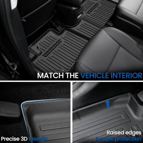 Floor Mats for Hyundai Palisade Hybrid 2026 7&8 Seat w/Cargo Mat - Image 3