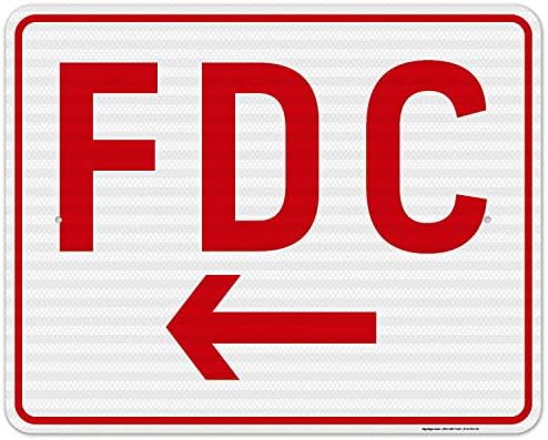 FDC Left Arrow Sign, by SigoSigns