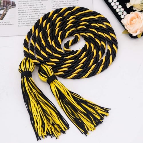 GraduationMall Graduation Honor Cord 68" BlackGold - Image 2