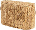 GRANNY SAYS Slim Wicker Bathroom Toilet Paper Storage Baskets with Lid by GRANNYSAYS