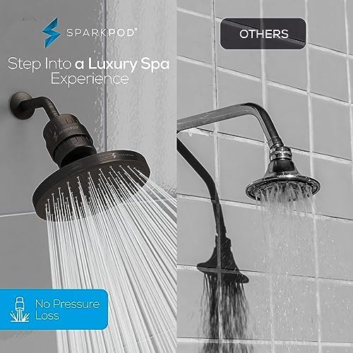 SparkPod Filtered Shower Head, 23-Stage, 8" Round, Oil-Rubbed Bronze - Image 4