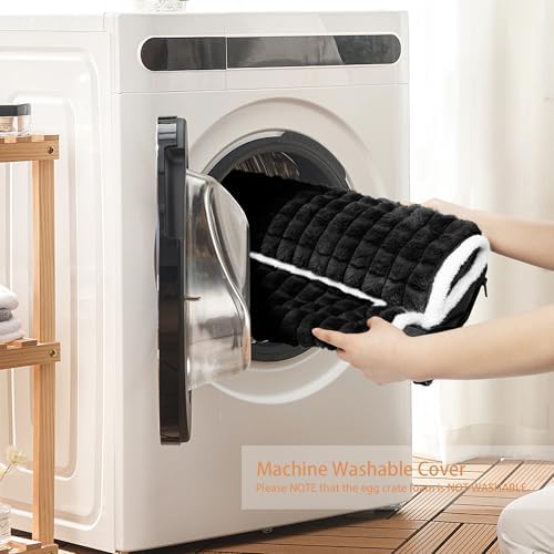 Orthopedic Large Dog Bed Pillow Pet Sofa Bed 42''X28'' Black - Image 4