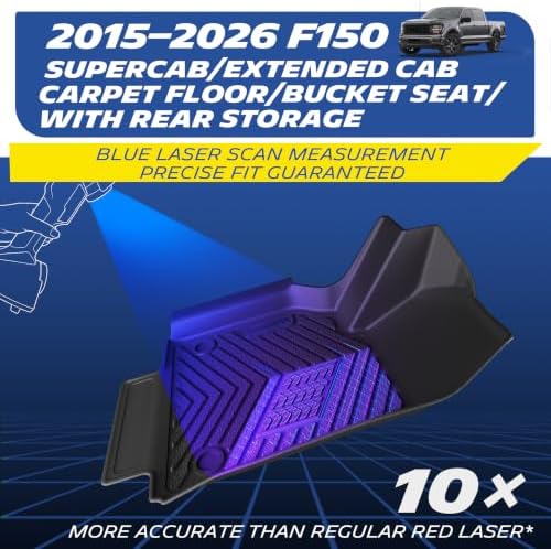 Michelin Vehicle Mats for 2015-2026 Ford F150 Super/Extended Cab Truck - Image 4