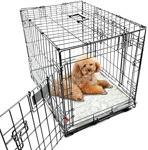 Dog Bed Crate Mat(21" X 14"), Soft Plush Dog Bed Crate Pad - Image 5