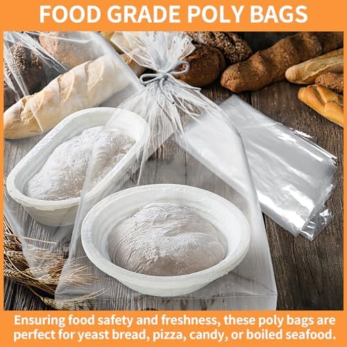 Plastic Flat Open Poly Bags, 30 Count 18 x 24 inch Clear Plastic Bags - Image 6