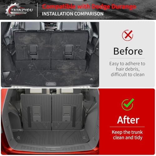 3rd Row Backrest Mats & Trunk Mat for 2016-2026 Dodge Durango - Image 2