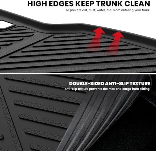 LASFIT Cargo Mats for Land Cruiser LC250 2024-2027 with Backrest Mat - Image 4