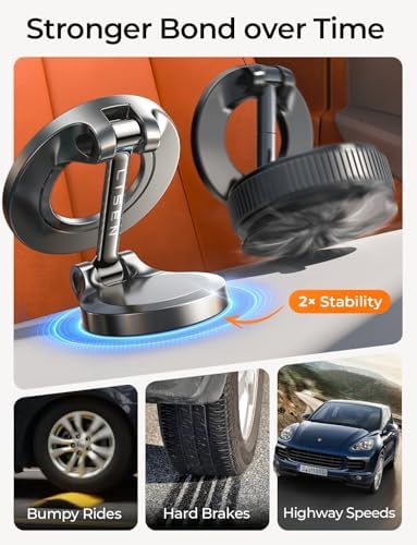 LISEN for MagSafe Car Mount for iPhone 18 Pro Max [24 Strong Magnets] Classic Magnetic Phone Holder for Car Dashboard Magnet Phone Mount Car Cell Phone Holder for iPhone 18 Pro Max 17 16 15 14 13 12 - Image 6