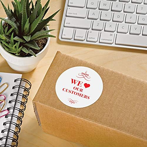 Avery® Round Printable Labels, 2.5" Diameter, Matte White, Sure Feed® Technology, Laser & Inkjet Compatible, 300 Blank Labels Total, Great for Branding, Packages, School Supplies, and More (5294) - Image 2