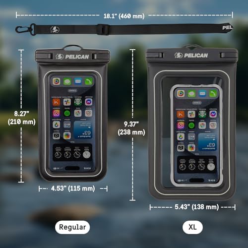 Pelican Marine Waterproof Phone Pouch (XL) - Stealth Black - Image 6