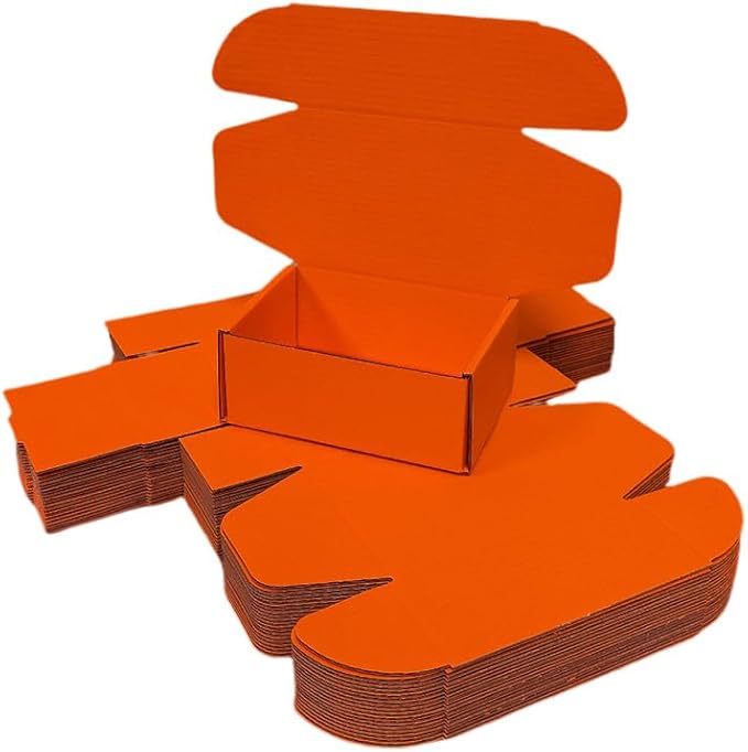 50 Pcs 4.3 x 3.1 x 2 inches Mini Size Corrugated Cardboard Gift Boxes - Image 3