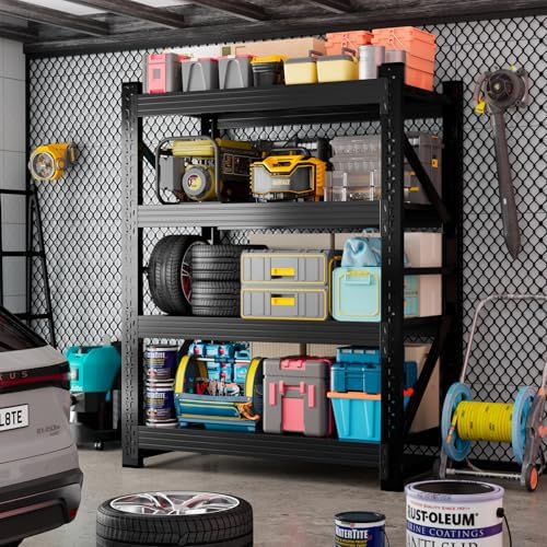 Heavy‑Duty Metal Garage Shelving Unit, 3000 LBS Total Load Capacity - Image 2