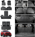 Floor Mats for 2020-2026 Ford Explorer Accessories 6 Seats Set by Houclemic