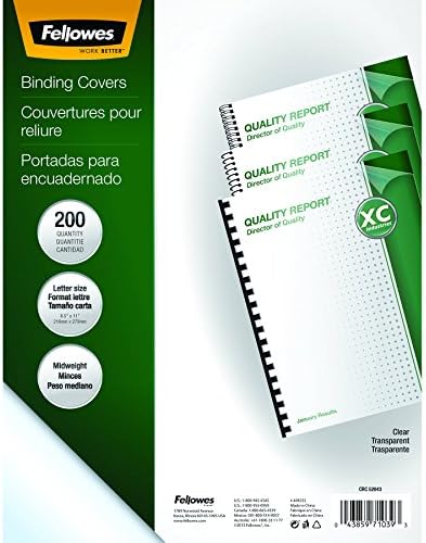 Fellowes Pulsar+ Comb Binding Machine (5006801) and Clear PVC Binding Covers - Image 5