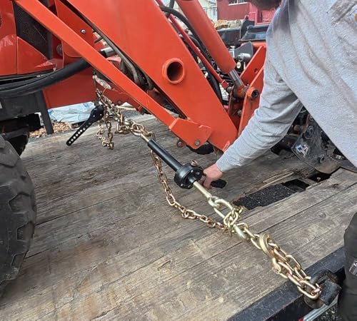 3/8 Inch x 12 FT Grade 70 Binder Chain with Clevis Grab Hooks - G70 Transport Tow Chain - 6,600 Lbs Working Load Limit - Image 6