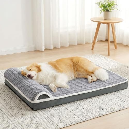 Orthopedic Large Dog Bed Pillow Pet Sofa Bed 36''X24'' Grey by Unknown