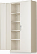 Greenvelly Steel SnapIt Storage Cabinet 72" Locking Metal Storage Cabinet by Greenvelly