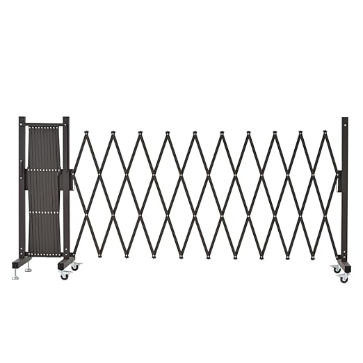 GYMTIME Expandable Metal Barricade, Safety Barrier by GYMTIME