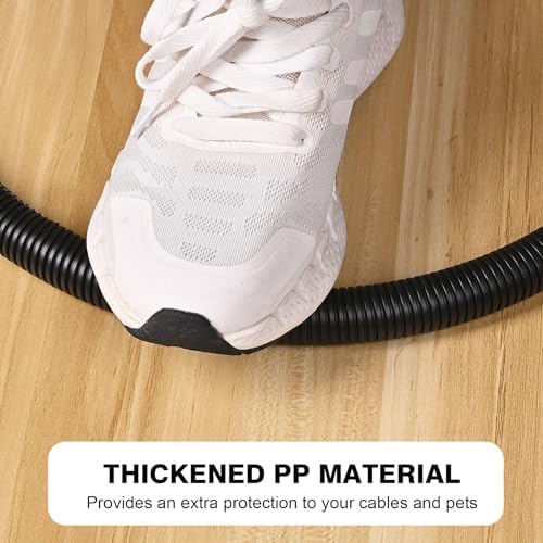 25FT - 1/4 Inch Split Wire Loom with Installation Tool - Black - Image 6