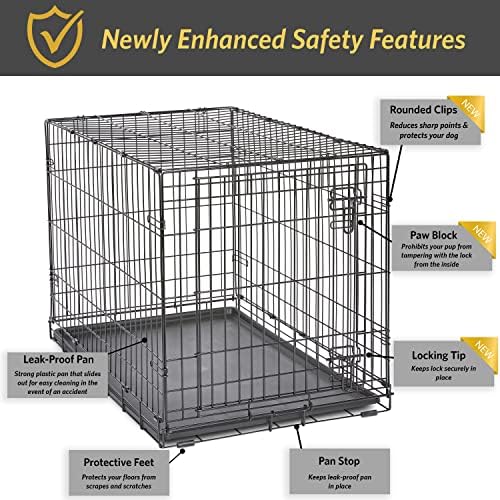 New World by Midwest 36-Inch Single Door Crate, M-L Breeds, 41-70 lbs - Image 4