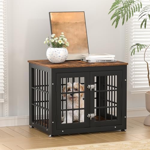 rehomerance 26" Heavy Duty Dog Crate Furniture for Small Dogs - Image 2