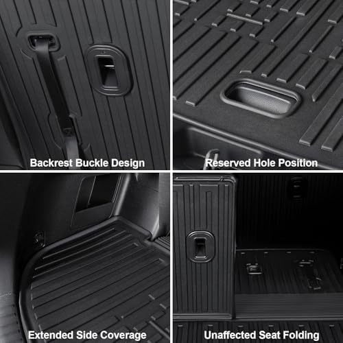 Floor Mats for 2020-2025 Kia Telluride 7/8-Seat Accessories - Image 6