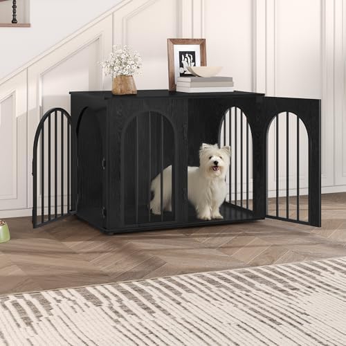 Hzuaneri 31.5'' Dog Crate Furniture,Dog Kennel Indoor for Small/Medium Dogs - Image 3