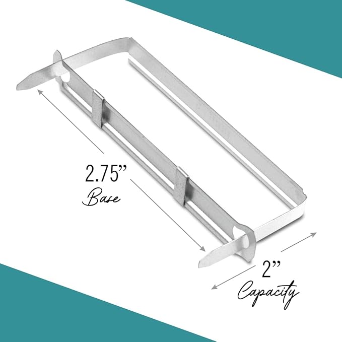 Prong Paper Fasteners, 2.75" Base, 50 Complete Base Set Paper Fastener Prong - Image 2