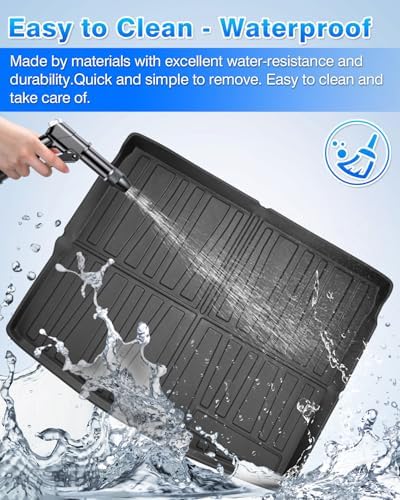Cargo Liner for Jeep Compass 2017-2025 All Weather Trunk Mat for Compass Accessories Cargo Mat TPE Heavy Duty Anti-Slip - Image 4