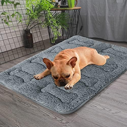 Dog Bed Crate Mat(24" X 18") 2 Pack, Soft Plush Dog Bed Pad - Image 5