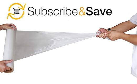 APQ 4 Rolls of Blown Hand Stretch Film 15" x 2000'. Clear Hand Stretch Wrap - Image 5